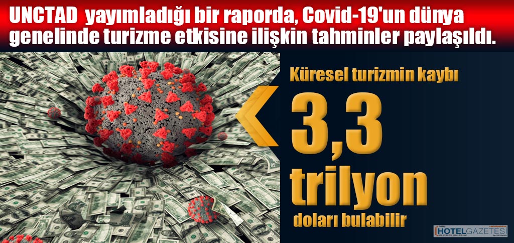 Covid-19 nedeniyle küresel turizmin kaybı 3.3 trilyon doları bulabilir