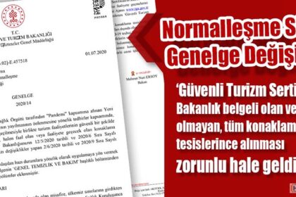 Normalleşme Süreci Genelge Değişikliği