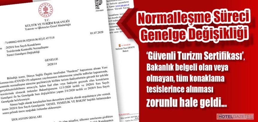 Normalleşme Süreci Genelge Değişikliği