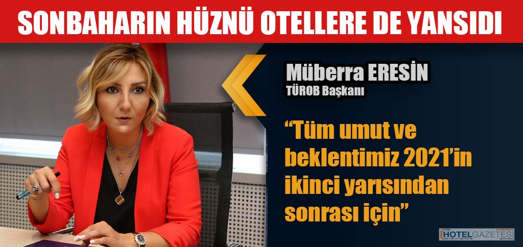 SONBAHARIN HÜZNÜ OTELLERE DE YANSIDI