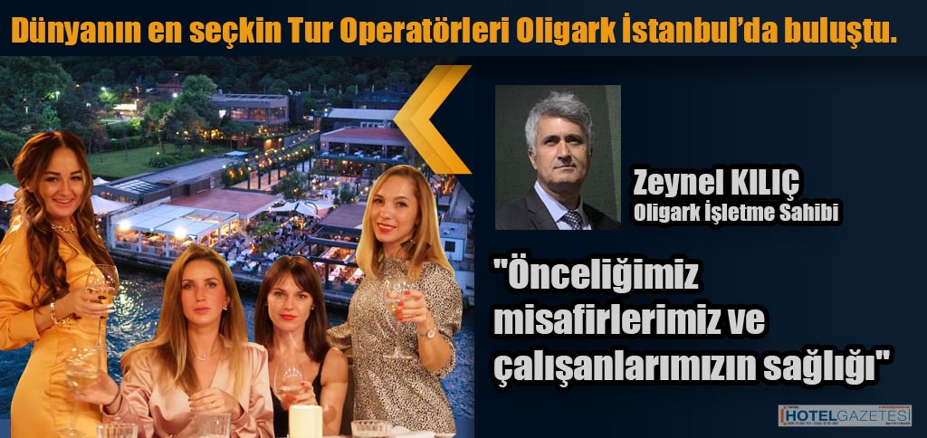 Rusya, Ukrayna, Kazakistan ve Özbekistan gibi birçok ülkeden İstanbul’a gelen Turizm Profesyonelleri Boğaza nazır Oligark İstanbul’da doyasıya eğlendiler.
