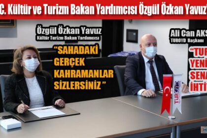 Kültür Turizm Bakan Yardımcısı Özgül Özkan Yavuz kahvaltıda sektöre ilişkin düşüncelerini dile getirirken “Sahadaki gerçek kahramanlar sizlersiniz.” dedi.