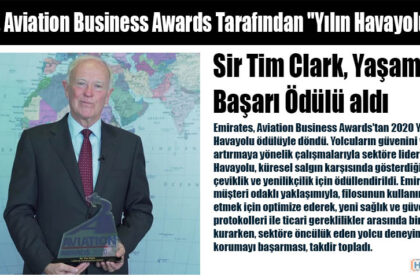 Emirates, Aviation Business Awards Tarafından "Yılın Havayolu" Seçildi