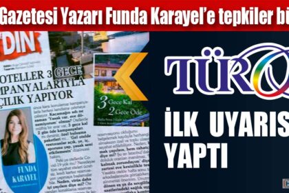 TÜROB İLK UYARISINI YAPTI