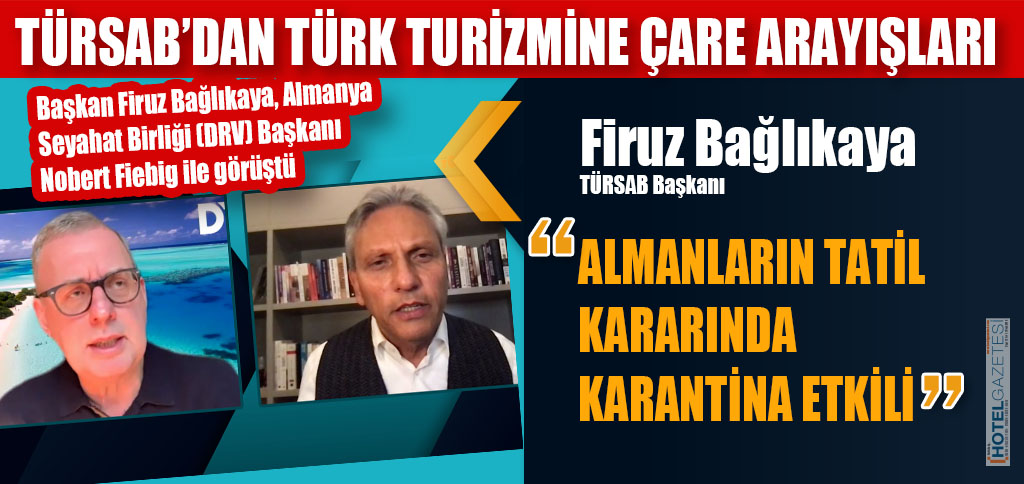 TÜRSAB’DAN TÜRK TURİZMİNE ÇARE ARAYIŞLARI