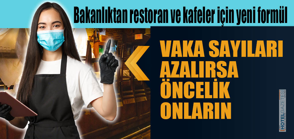 Bakanlıktan restoran ve kafeler için yeni formül