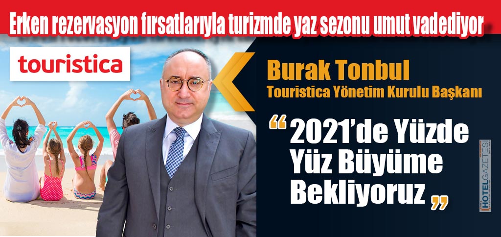 Touristica yurt içi tatil satışlarında yüzde 100 büyümeye koşuyor