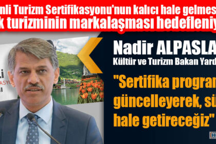 Kültür ve Turizm Bakan Yardımcısı Nadir Alpaslan