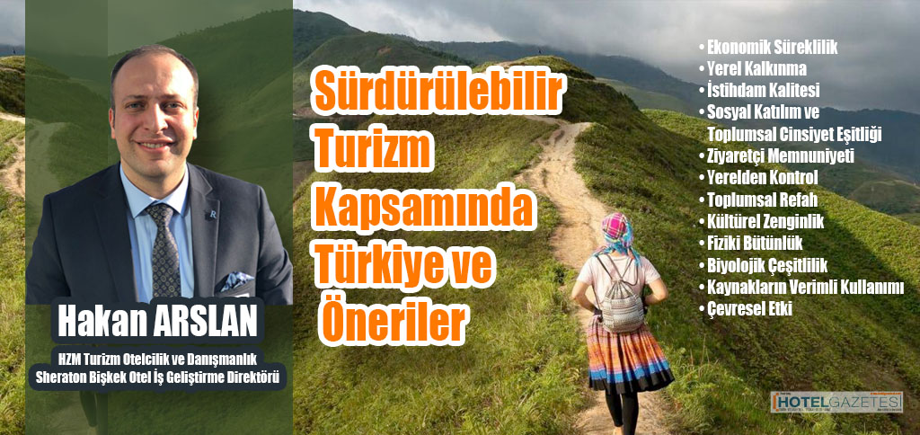 Sürdürülebilir Turizm Kapsamında Türkiye ve Öneriler