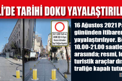 LALELİ’DE TARİHİ DOKU YAYALAŞTIRILIYOR