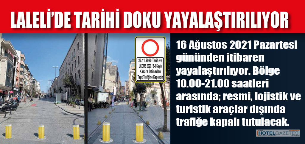 LALELİ’DE TARİHİ DOKU YAYALAŞTIRILIYOR