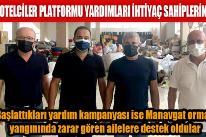 OLDCİTY OTELCİLER PLATFORMU YARDIMLARI İHTİYAÇ SAHİPLERİNE ULAŞTI