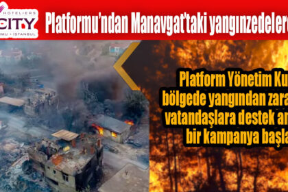 OldCity Otelciler Platformu’ndan Manavgat’taki yangınzedelere destek