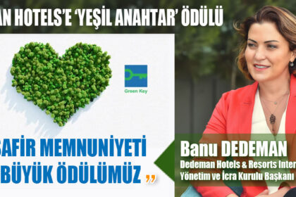 DEDEMAN HOTELS’E ‘YEŞİL ANAHTAR’ ÖDÜLÜ