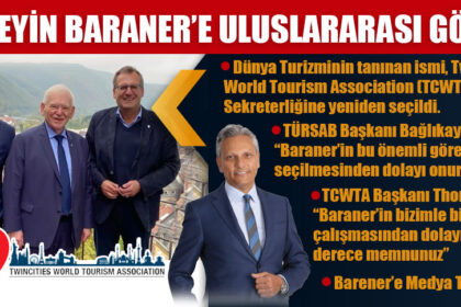 HÜSEYİN BARANER’E ULUSLARARASI GÖREV