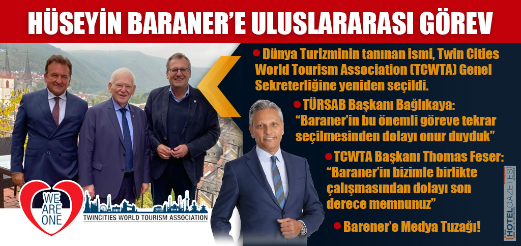 HÜSEYİN BARANER’E ULUSLARARASI GÖREV