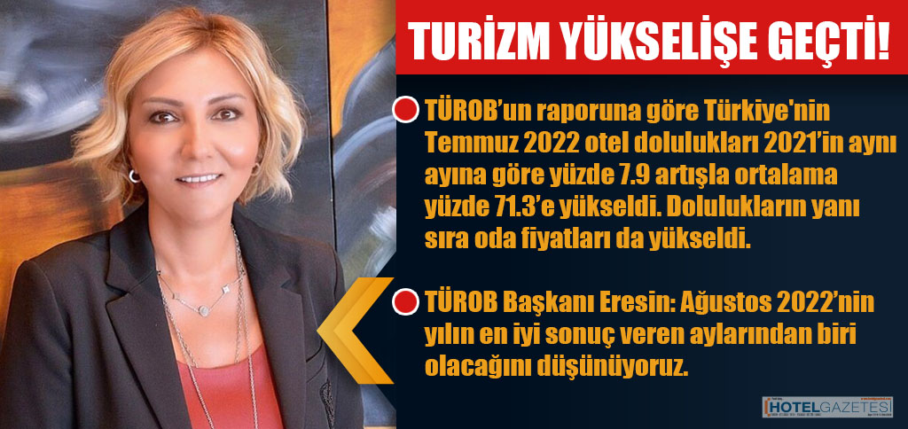 TURİZM YÜKSELİŞE GEÇTİ!
