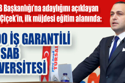 TÜRSAB Başkanlığı’na adaylığını açıklayan Tamer Çiçek’in, ilk müjdesi eğitim alanında:
