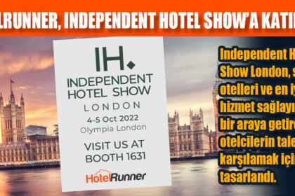 HOTELRUNNER, INDEPENDENT HOTEL SHOW’A KATILIYOR