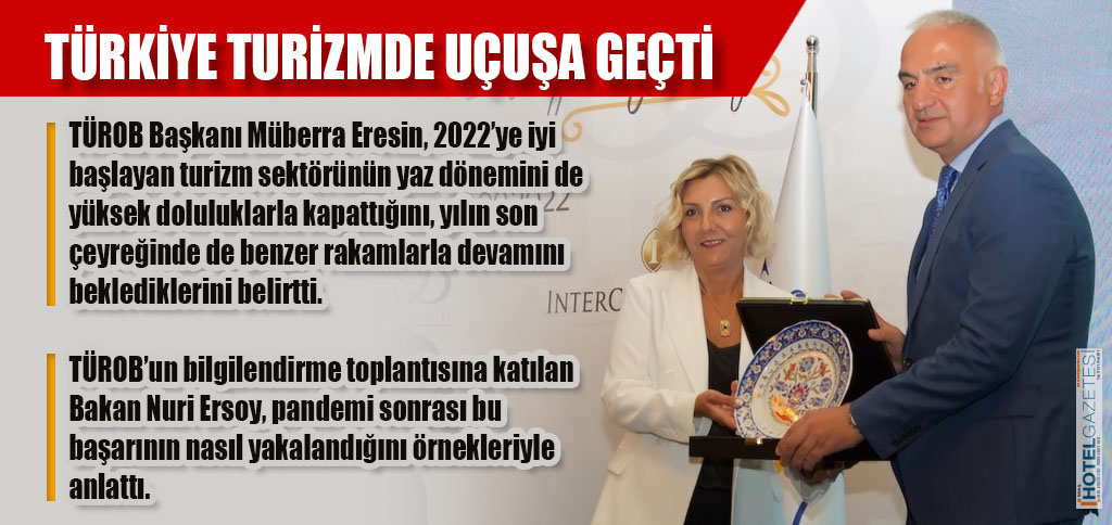 TÜRKİYE TURİZMDE UÇUŞA GEÇTİ