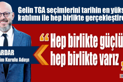 Mete VARDAR "Hep birlikte güçlüyüz, hep birlikte varız"