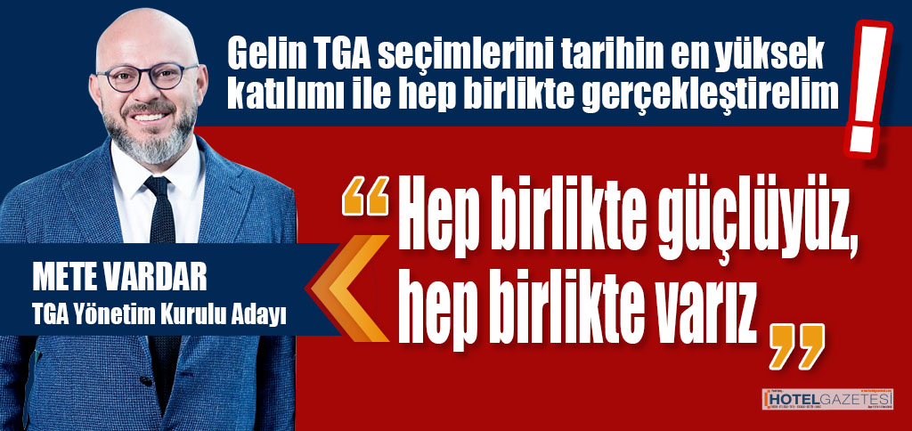 Mete VARDAR "Hep birlikte güçlüyüz, hep birlikte varız"