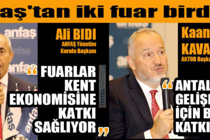 Anfaş'tan iki fuar birden