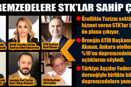 DEPREMZEDELERE STK’LAR SAHİP ÇIKTI