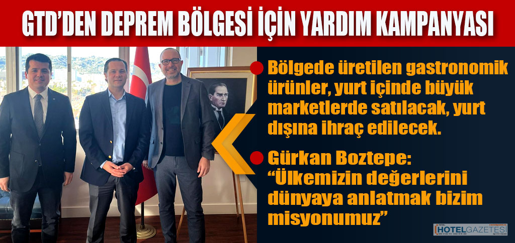 GTD’DEN DEPREM BÖLGESİ İÇİN YARDIM KAMPANYASI