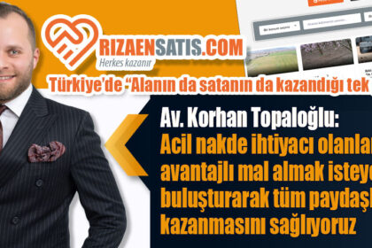 RIZAENSATIŞ.COM: Türkiye’de “Alanın da satanın da kazandığı tek platform”
