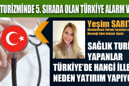 SAĞLIK TURİZMİNDE 5. SIRADA OLAN TÜRKİYE ALARM VERİYOR!