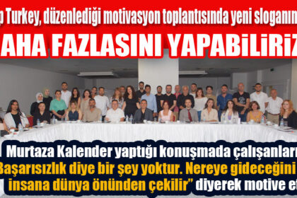 TravelShop Turkey, düzenlediği motivasyon toplantısında yeni sloganını belirledi