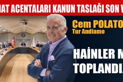 SEYAHAT ACENTALARI KANUN TASLAĞI SON ViRAJ;