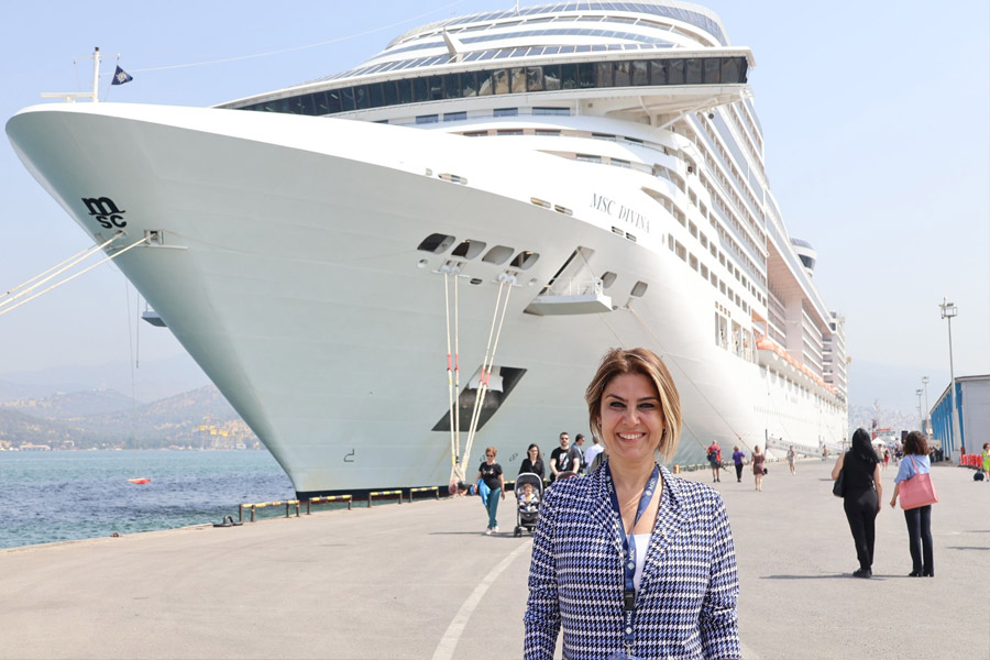 İZMİR HAREKETLİ MSC DIVINA, 2024 YAZ SEZONUNA BAŞLADI