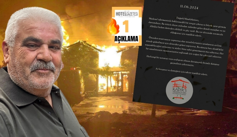 Kadir'in Ağaç Evleri'nden Yangın Açıklaması: "Büyük Zarar Gördük"