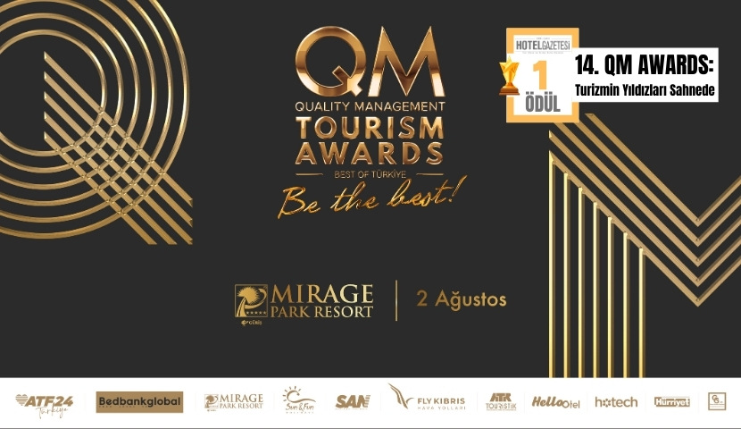 TURİZMİN YILDIZLARI 14’ÜNCÜ KEZ QM AWARDS İLE PARLAYACAK!