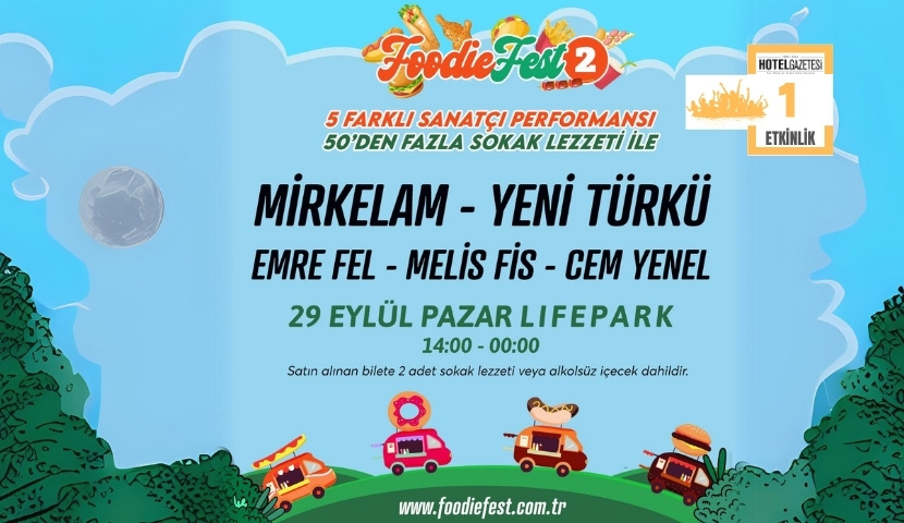 Yemek ve Müzik Tutkunlarına Müjde: Foodiefest 2 Geliyor!