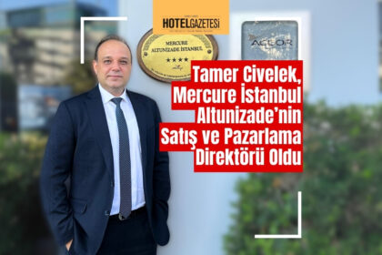 Tamer Civelek, Mercure Istanbul Altunizade’nin Satış ve Pazarlama Direktörü Oldu