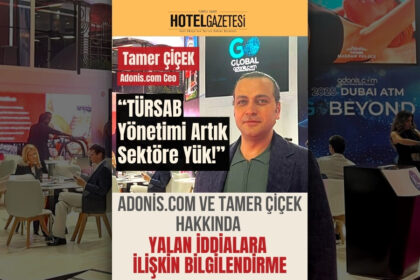 Adonis.com ve Tamer Çiçek Hakkında Yalan İddialara İlişkin Bilgilendirme