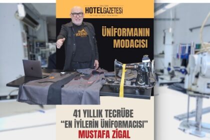 Turizm sektöründe üniformayı bir iş kıyafetinden çıkarıp markanın kimliğine dönüştüren isimlerin başında gelen Tasarım Üniforma Moda Evi Kurucusu Mustafa Zigal, 41 yıllık tecrübesiyle turizmin sevilen ve saygı duyulan yüzlerinden biri olarak öne çıkıyor. Spordan tekstile, tekstilden turizm modacılığına uzanan yolculuğunda; konforu, estetiği ve insan odaklı yaklaşımı merkeze alan Zigal, “en iyilerin üniformacısı” anlayışıyla sektöre değer katmaya devam ediyor.